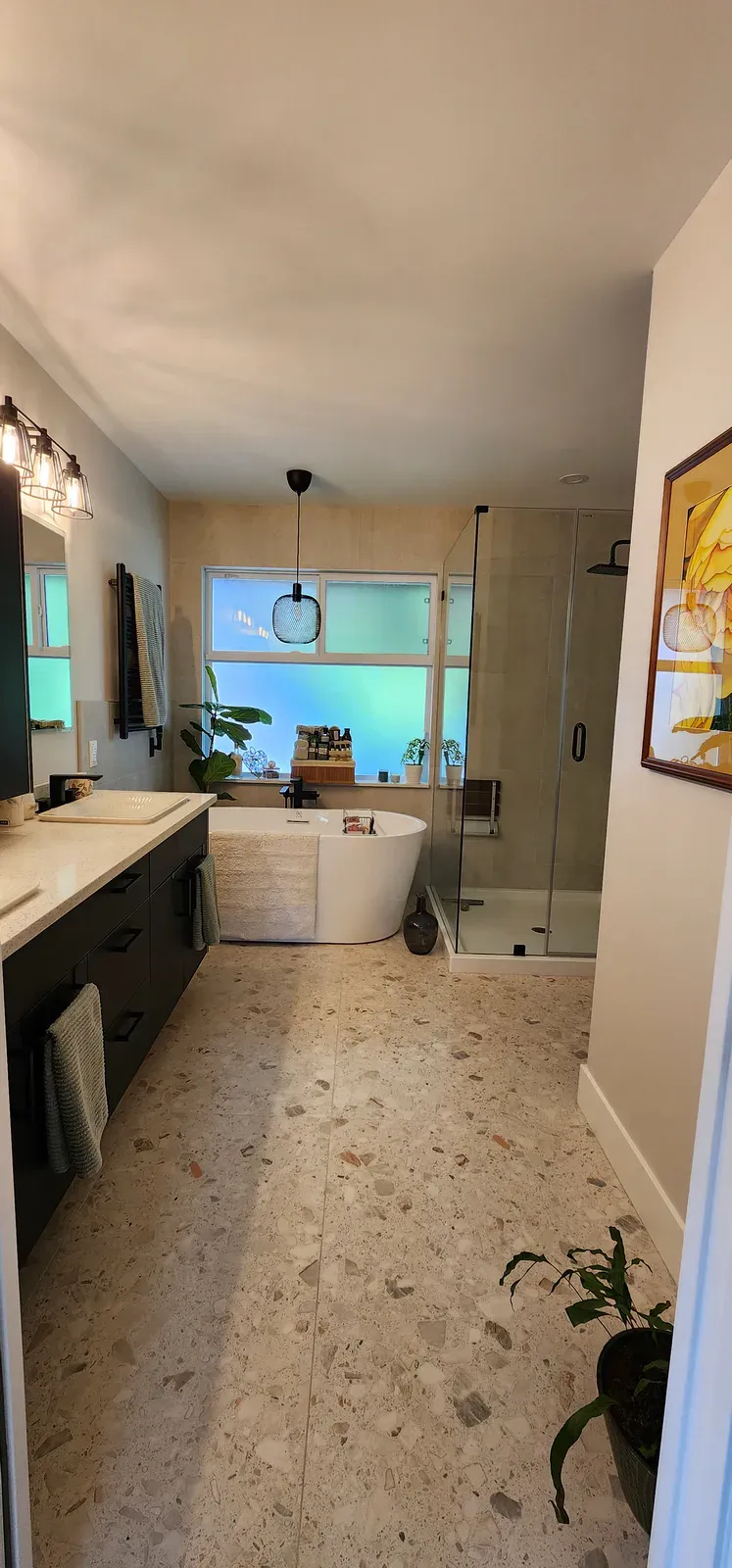 Luxury Freestanding Tub Bathroom by RENOGUYS