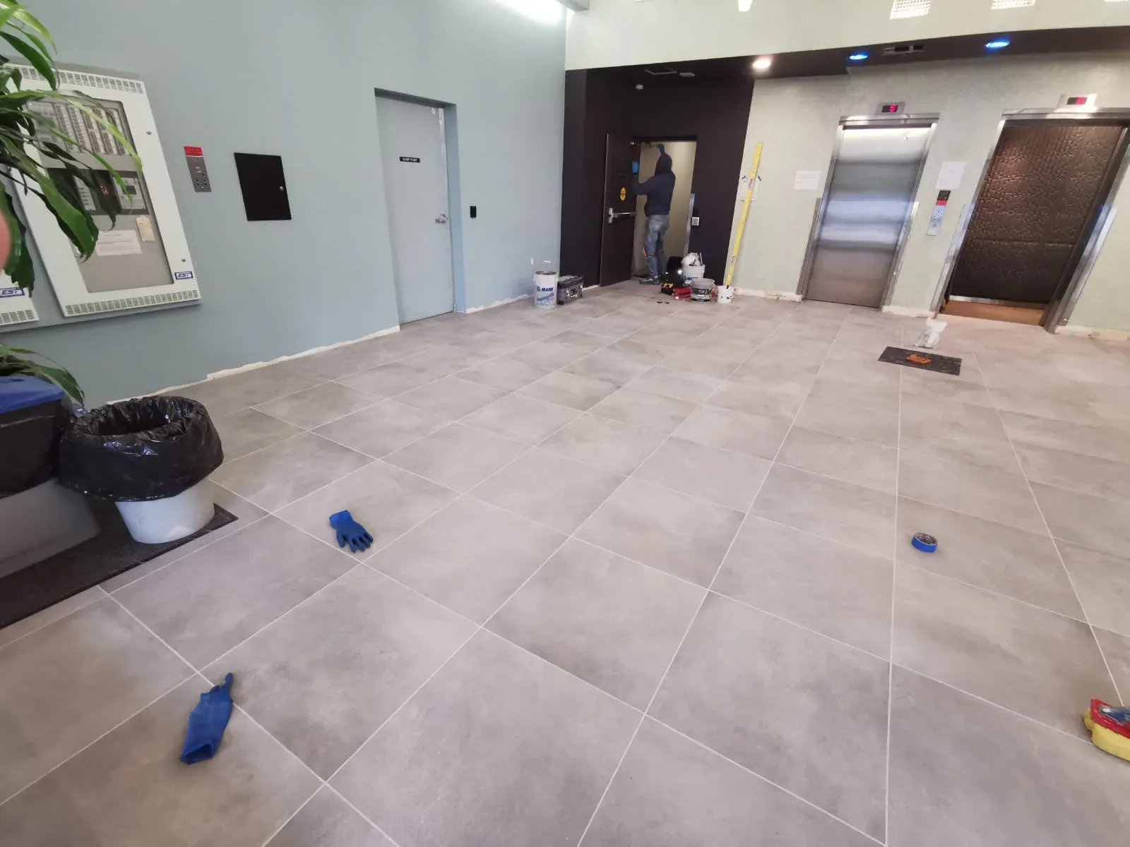 Commercial Tile Floor installed by RENOGUYS