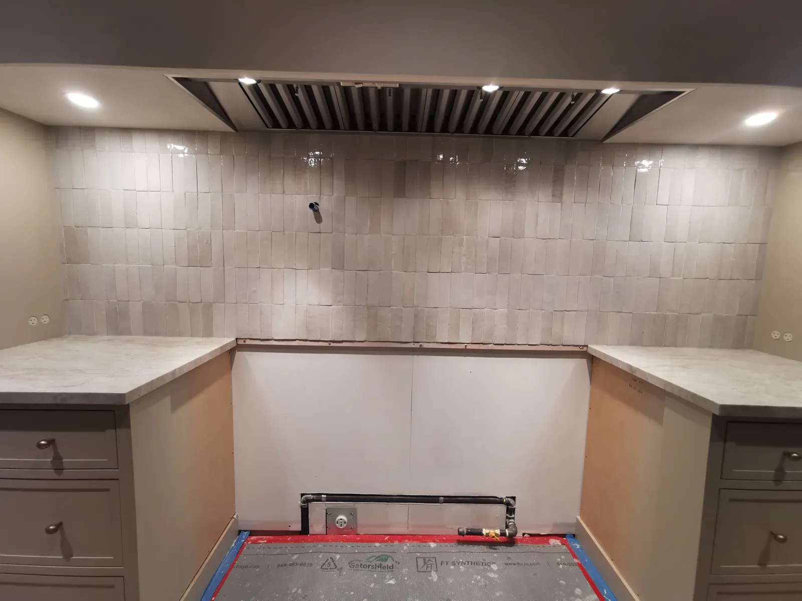 Commercial Tile Backsplash installed by RENOGUYS