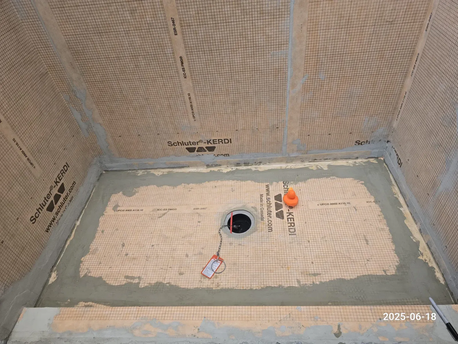 Custom Shower Waterproofing & Tile installed by RENOGUYS