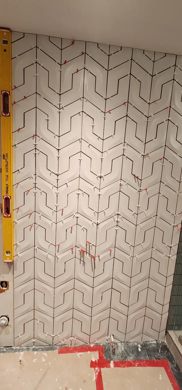 Large-Format Tile Setting installed by RENOGUYS
